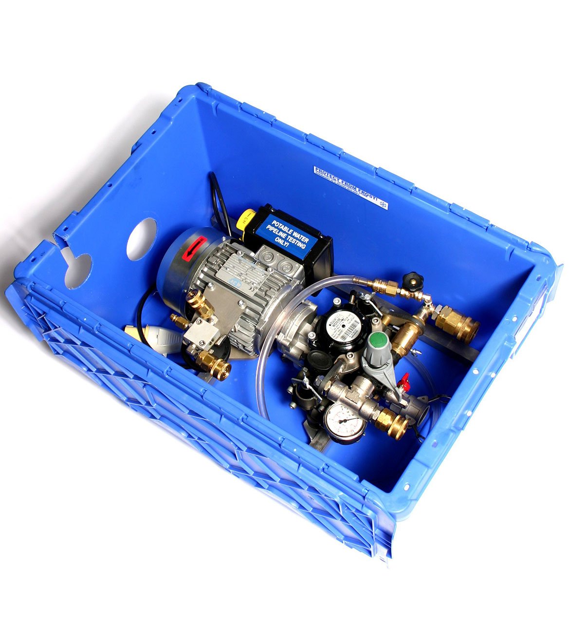 Electric pressure testing pump