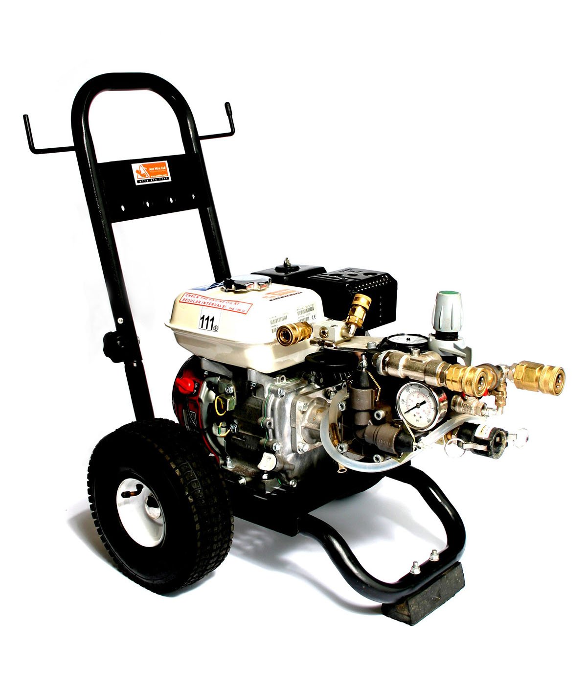Petrol pressure testing pump